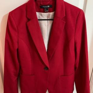 Forever 21 Red Blazer
